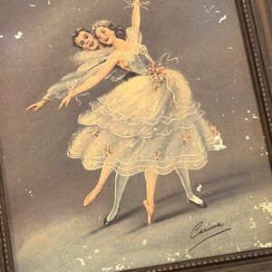 Vintage Ballet Dancer Art Print